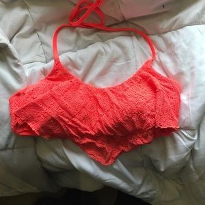 Pink swim top